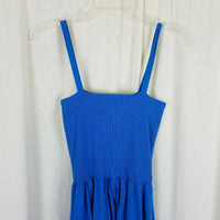 Via Satellite Harem Romper Jumpsuit Womens M Genie Parachute Pants Vintage Blue