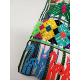 Vintage Woven Poncho Serape Drug Rug Jacket Guatemala Girls Boys Kids 5 6 Ethnic