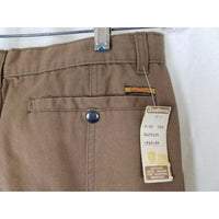 Vintage 80s Radar Allen Khaki Cargo Pants Jeans Mens 34 x 34 Brown Tan Bradlees