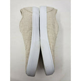 Old Navy Linen Lo Tops Lace Up Shoes Sneakers Mens 8 Natural Beige Canvas Tan