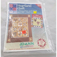 JoAnn Heartland Quilt Block of the Month April 1999 Hearts in Flight Sealed Kit