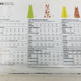 Simplicity Sewing So Easy Pattern ALine Dress 2649 Womens 8 10 12 14 16 18 UNCUT