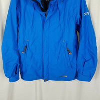 Descente DNA RSN Bright Cobalt Blue Nylon Winter Ski Parka Jacket Mens M Vintage