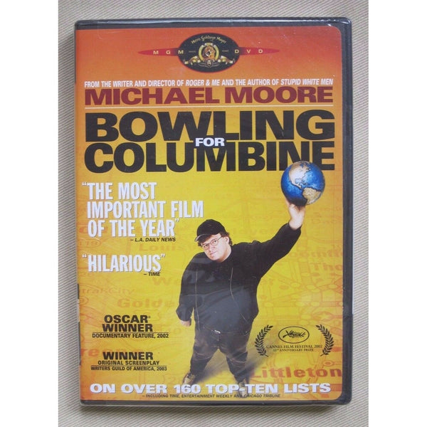 Bowling for Columbine DVD Michael Moore Charlton Heston Marilyn Manson Movie