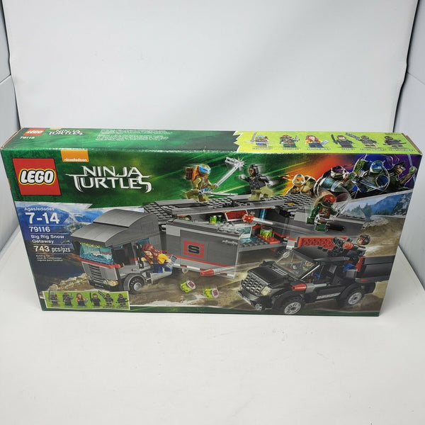 Lego Ninja Turtles Big Rig Snow Getaway 79116 New Retired Item 6092470 Sealed