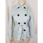 Gap Double Breasted Belted Trench Style Short Peacoat Jacket Womens S Military