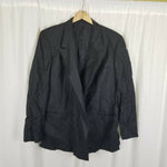 Vintage Esserre Italy Double Breasted Pure Wool Jacket Blazer SportCoat Mens 44R