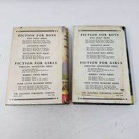 Vintage 1940s Hardcover Books Annapolis Battleship Boys Fiction Lot 2 Saalfield