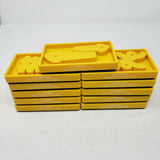 Sizzix Medium Die Cutters Lot 11 Yellow Mix Objects Garden Nature Shapes Food