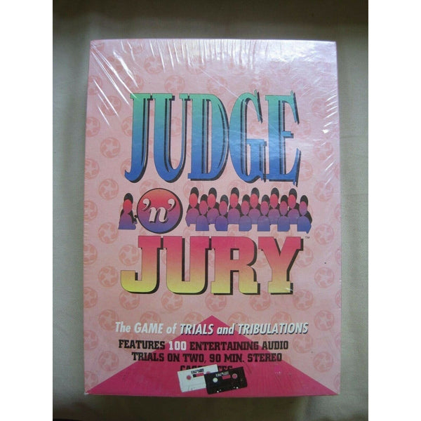 Judge N Jury Board Game Trials & Tribulations Audio Trials Cassette Tapes And
