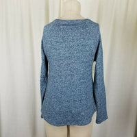 Threads 4 Thought Jersey Knit Sweatshirt Top Mottled Heathered Blue Womens XS