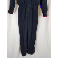 Vintage 90s Eddie Bauer Neon Insulated One Piece Winter Ski Snowsuit Womens 12P