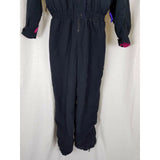 Vintage 90s Eddie Bauer Neon Insulated One Piece Winter Ski Snowsuit Womens 12P