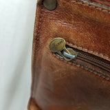 Old Angler Genuine Leather Distressed Messenger Bag Satchel Shoulder Briefcase