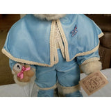 Tilly Collectibles Jamie #218 White Boy Bear Doll 25" Plush Victorian Dressed