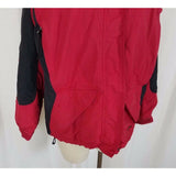 LL Bean Womens M Hooded Winter Snow Ski Snowboard Parka Jacket Red Thinsulate