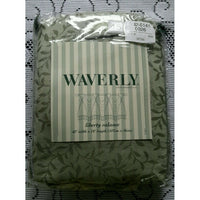 NOS Waverly Home Fashions Richmond Sage Liberty Valance 42" x 18" Pleated Tabs