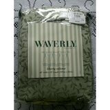 NOS Waverly Home Fashions Richmond Sage Liberty Valance 42" x 18" Pleated Tabs
