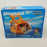 Playmobil Playset 5545 Rescue Life Raft Water Toy Coast Guard