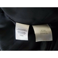 Jones Wear Dress Black & White Woven Mottled Tweed Belted Empire Waist Womens 14