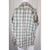 Vintage Sears Kings Road LS Shirt Plaid Rockabilly Western PermaPrest Mens L 70s