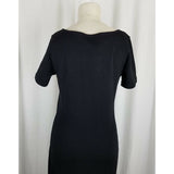 Liz Claiborne Dresses Wool Long Maxi Knit Sweater Dress Womens S Duster Black SS