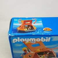 Playmobil Playset 5545 Rescue Life Raft Water Toy Coast Guard