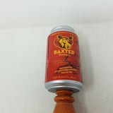 Baxter Brewing Maine Craft Beer Tap Handles Can on Top Amber Road Ale Map Wood
