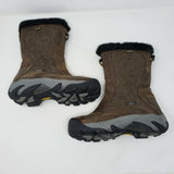 Keen Betty Boot II Brown Leather Shearling Fur Winter Snow Boots Wmns 6 Quilted