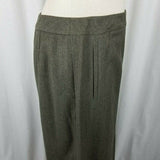 Talbots Stretch 100% Wool Faux Wrap Front Slit Maxi Skirt Vintage Womens 12 USA