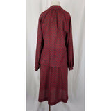 Matti of Lynne 2 Piece Skirt & Shirt Top Jacket Outfit Set Suit Womens 6 Paisley