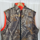 Vintage Woolrich x Realtree Hardwoods Blaze Hunting Reversible Vest Mens L