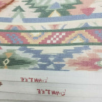 7 Yards P.S. Designs Fabric Pink Southwestern Aztec Material 80s 90s Cotton Pink