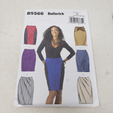 BUTTERICK Sewing Pattern B5566 Women Sz 14-16-18-20 Vintage 80s 90s Style Skirts