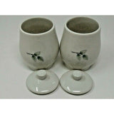 SYRACUSE Carefree True China Wayside Fruit 5" Sugar Bowls With Lids USA Set Of 2