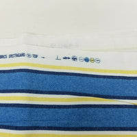 Spectrum Fabrics Spectragard Blue Striped Upholstery Fabric Vintage 1+ Yards