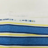 Spectrum Fabrics Spectragard Blue Striped Upholstery Fabric Vintage 1+ Yards