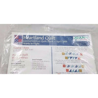 JoAnn Heartland Quilt Block of the Month April 1999 Hearts in Flight Sealed Kit