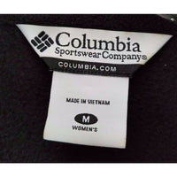 Columbia Black Fleece Jacket Lightweight Spring Full Zip Up Anorak Womens M