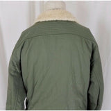 Mountain Hardwear Embroidered Floral Canvas Shearling Fleece Collar Womens sz M