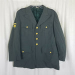 Vietnam War Era US Army Specialist 5 Rank Uniform Coat Blazer Jacket Mens sz 40S