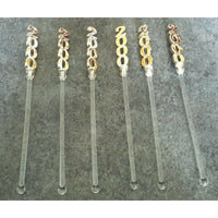 Lot of year 2000 Vintage SWIZZLE Stir Sticks Happy New Year