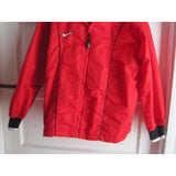70s Nike Nylon Red Swoosh Piping Track Windbreaker Running Jacket Kids Boys L 14