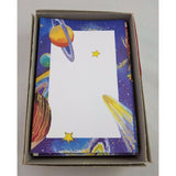 Space Planets Solar System Blank InkJet Stationary Notecard Paper Envelopes Box