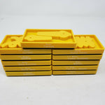 Sizzix Medium Die Cutters Lot 11 Yellow Mix Objects Garden Nature Shapes Food