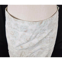 Eddie Bauer Stretch Lightweight Summer Cotton Floral Skirt Womens 6 Knee Length
