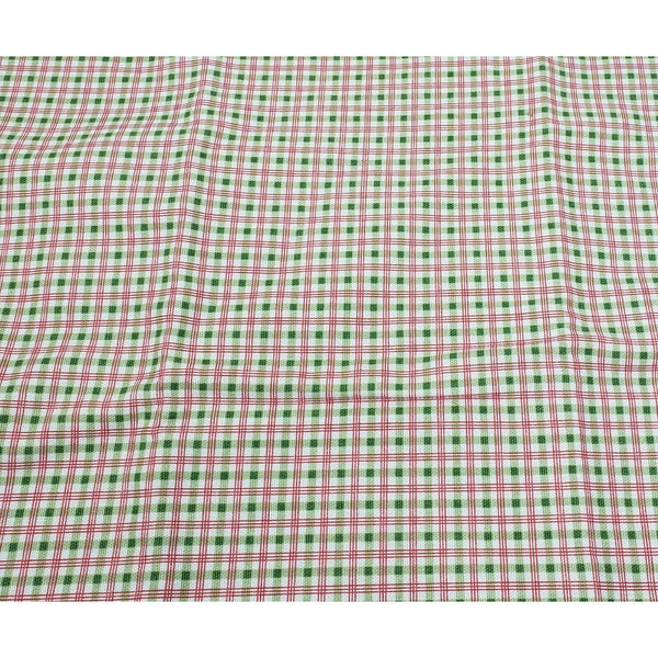 Screenprinted Check Checked Cotton Fabric 1+ yards