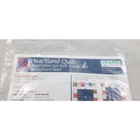 JoAnn Heartland Quilt Block of the Month March 1999 Checkerboard Heart Sealed