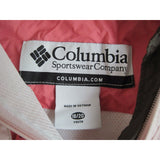 Columbia Hooded Packable Mesh Lined Windbreaker Rain Jacket Girls 18 20 Pink