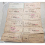 Hancock Theatre Boston Jan 1952 Cancelled Bank Checks Deposit Slips Lot Strand